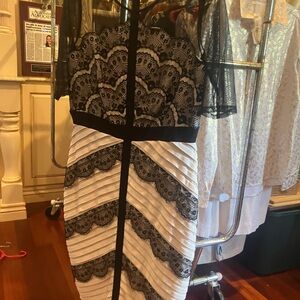 Jax Black and White Dress